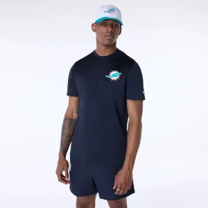 Anti Pilling Fabric Lint Resistant Surface Miami Dolphins NFL Essentials Navy T-Shirt