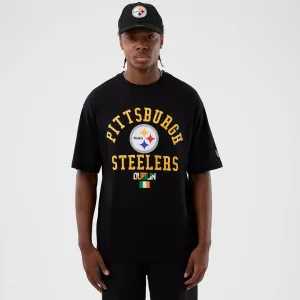 Day-to-Day Comfort Pittsburgh Steelers NFL International Series Games Black Oversized T-Shirt