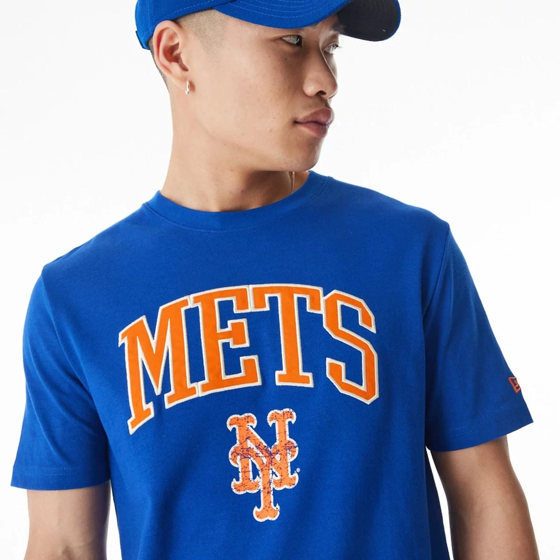 New York Mets MLB Batting Practice Blue T-Shirt semi-formal style