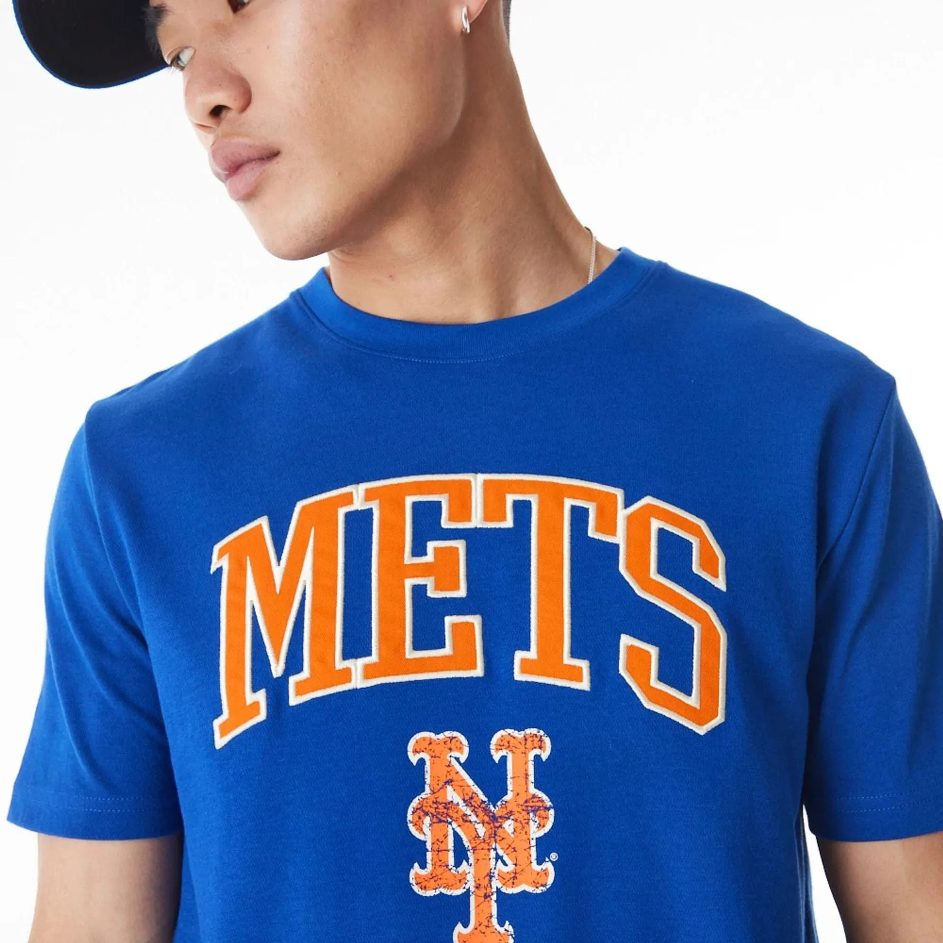 Active Comfort Everyday Chic New York Mets MLB Batting Practice Blue T-Shirt