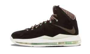 Lebron 10 EXT QS "Black Suede" half - size Horizontal Stability