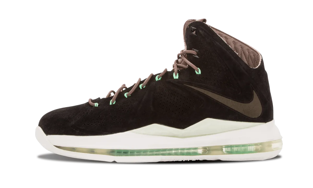 Lebron 10 EXT QS "Black Suede" half - size Horizontal Stability