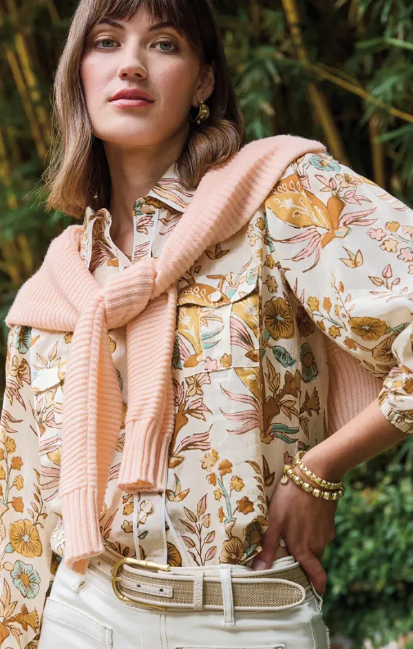 fresh start 4Way Stretch Claudette Blouse