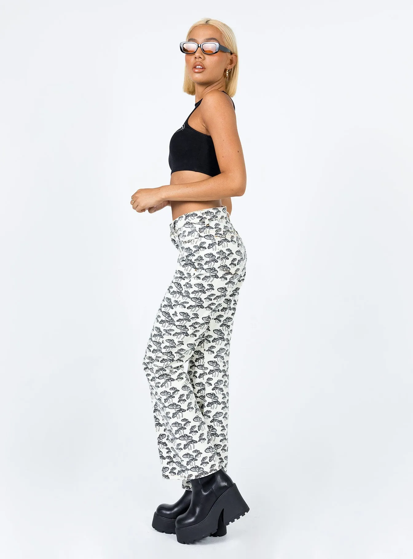 Meilani Lounge Denim Jeans Off White Fashion friendly