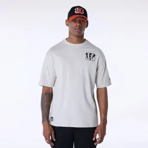 Cincinnati Bengals Super Bowl Graphic Cream Oversized T-Shirt Classic Fit UVProtectionFinish