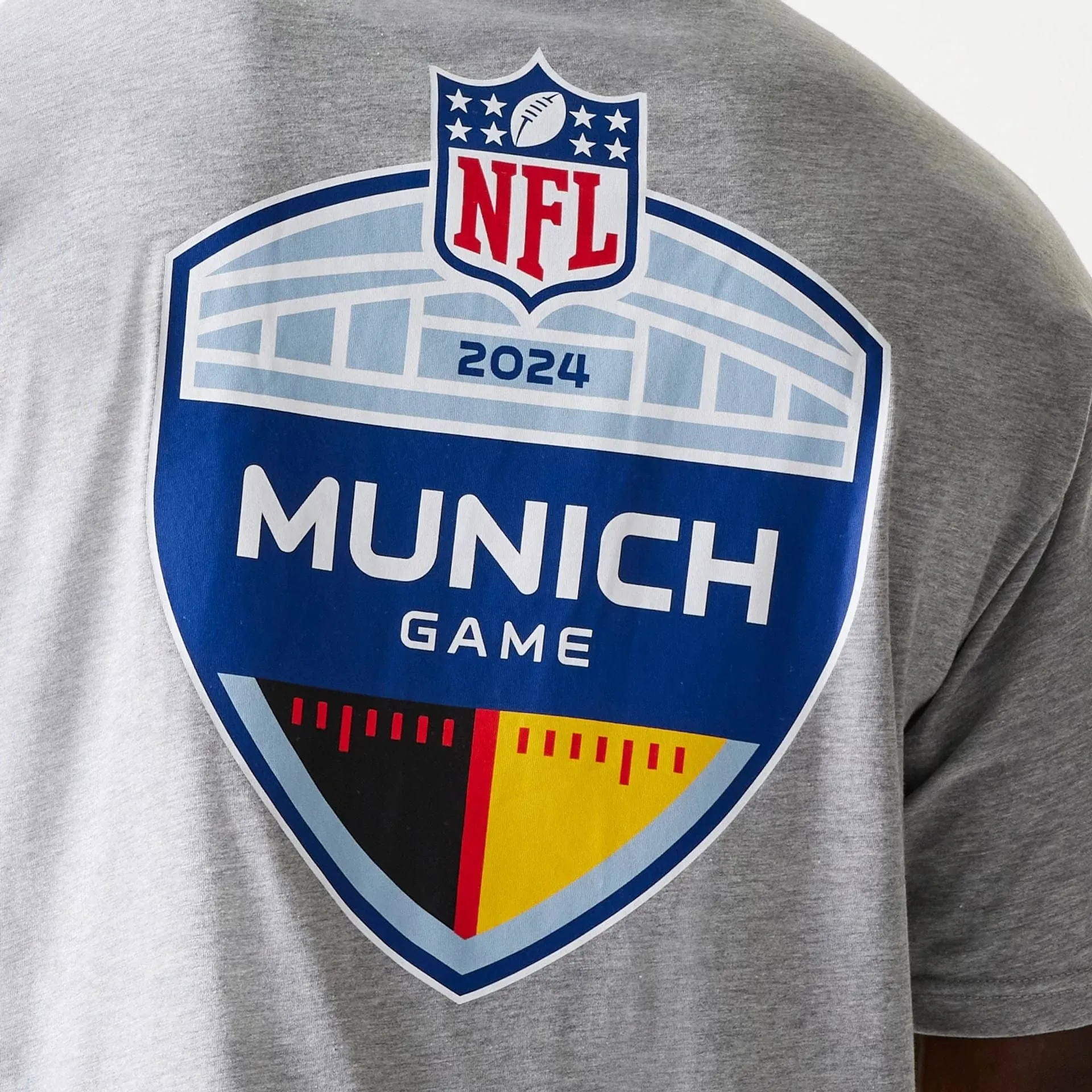 Zero Waste Production Breathable Comfort Fit Carolina Panthers NFL Games Collegiate Grey Oversized T-Shirt