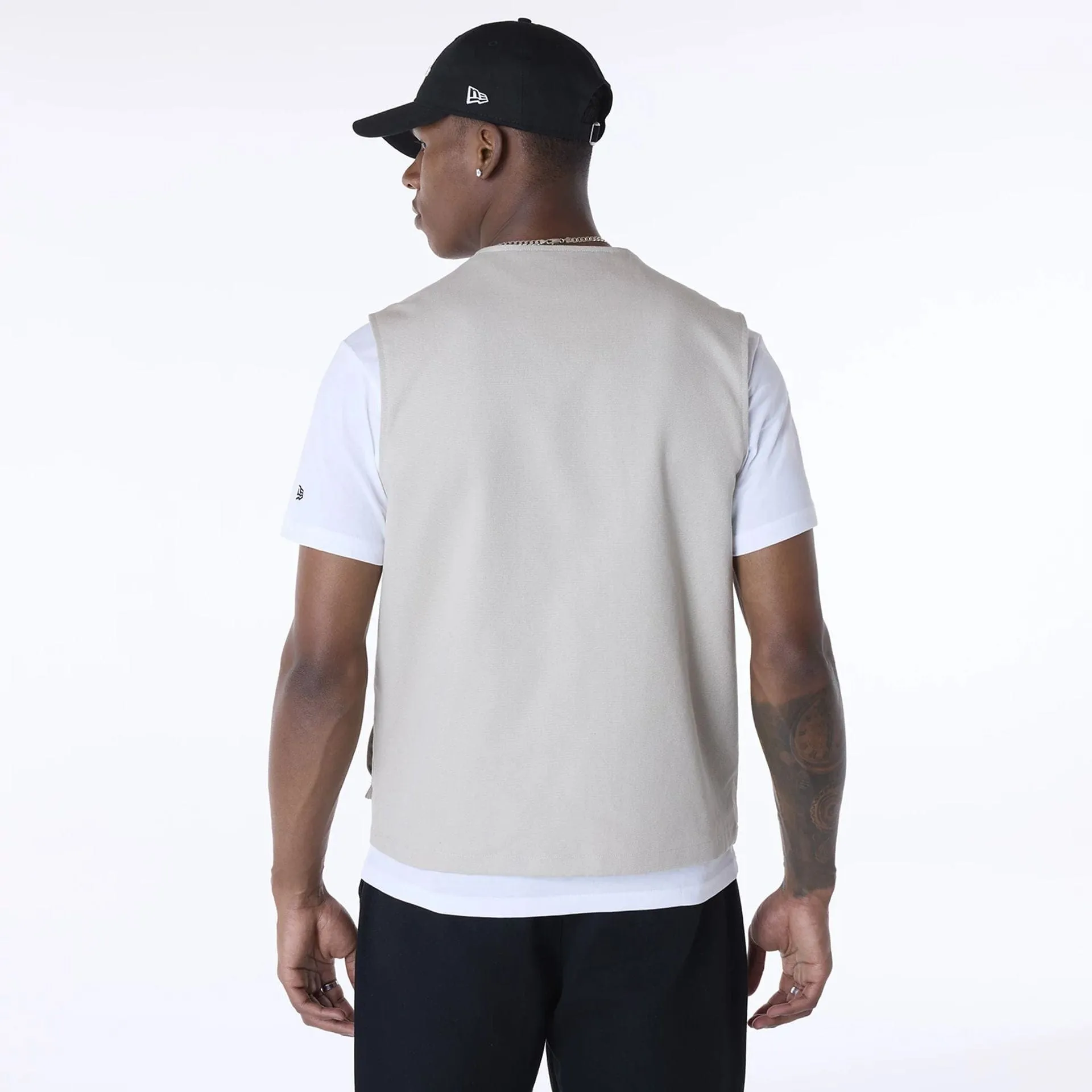 Spring Wear New Era Essential Cream Utility Vest