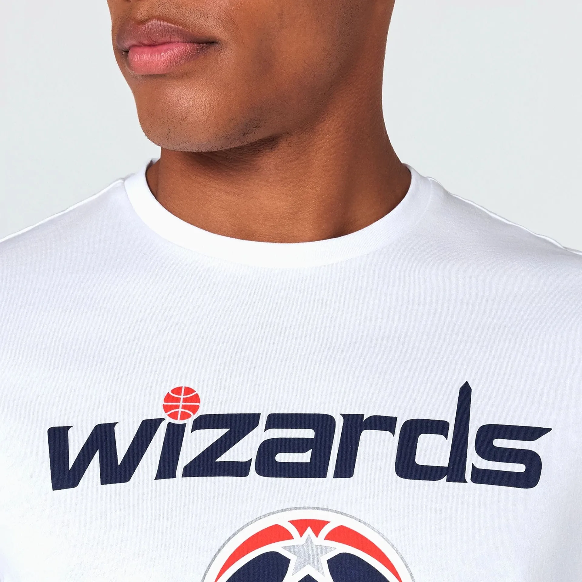 Washington Wizards NBA White T-Shirt Cozy Wardrobe Roomy Fit