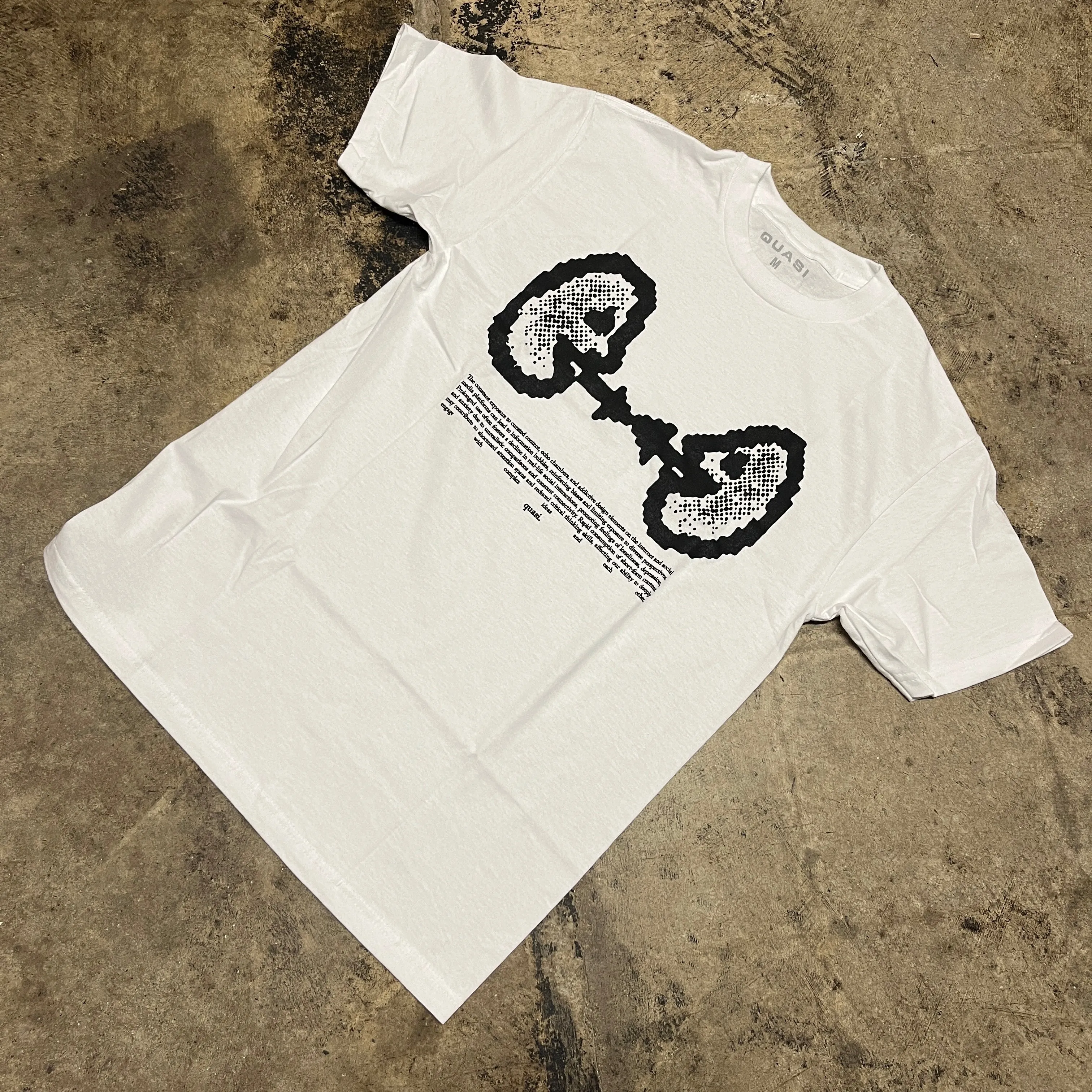 QUASI ADVICE TSHIRT (WHITE) AntiPilling