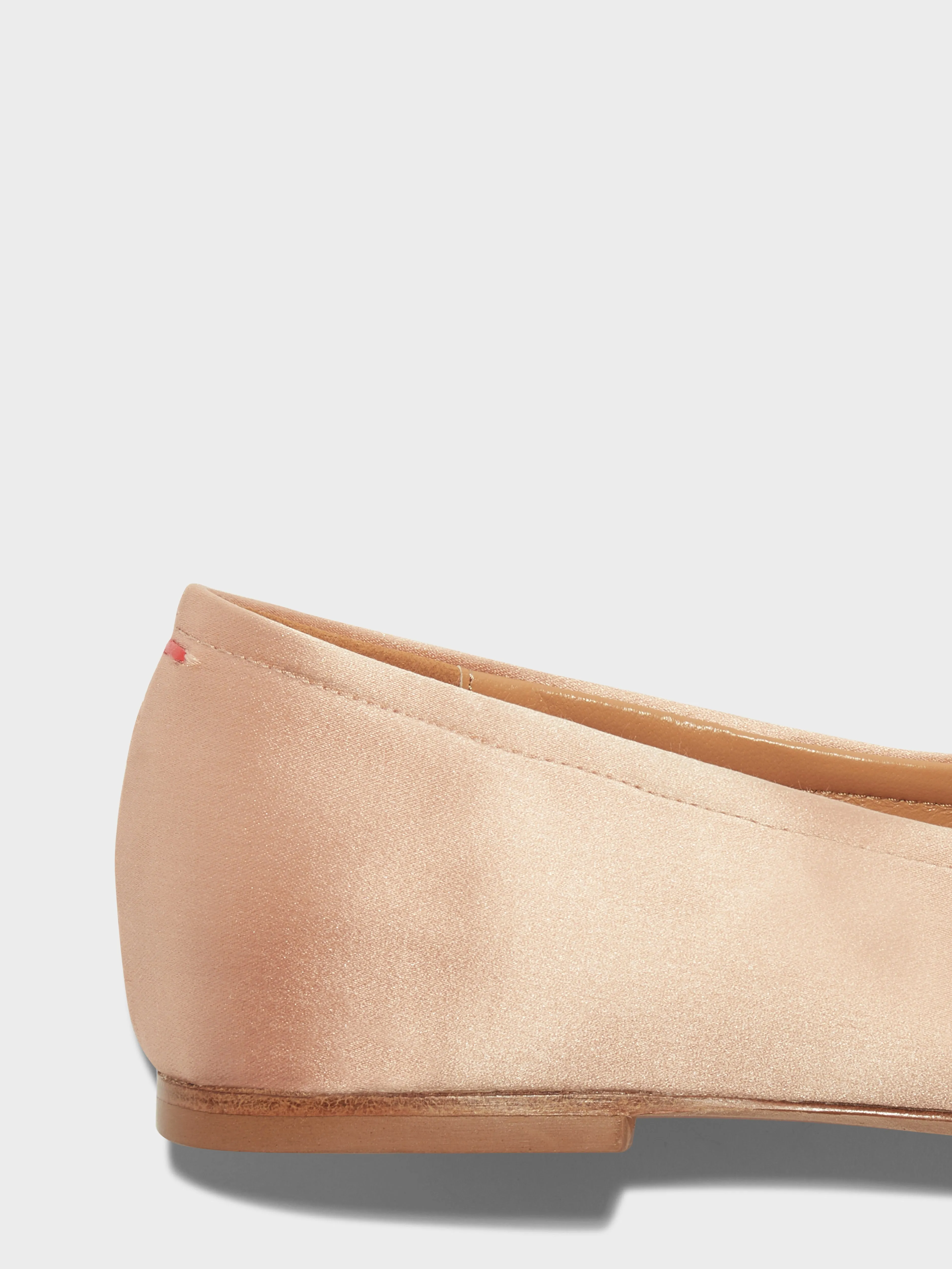 Gabriella Satin Ballet Flats Canvas