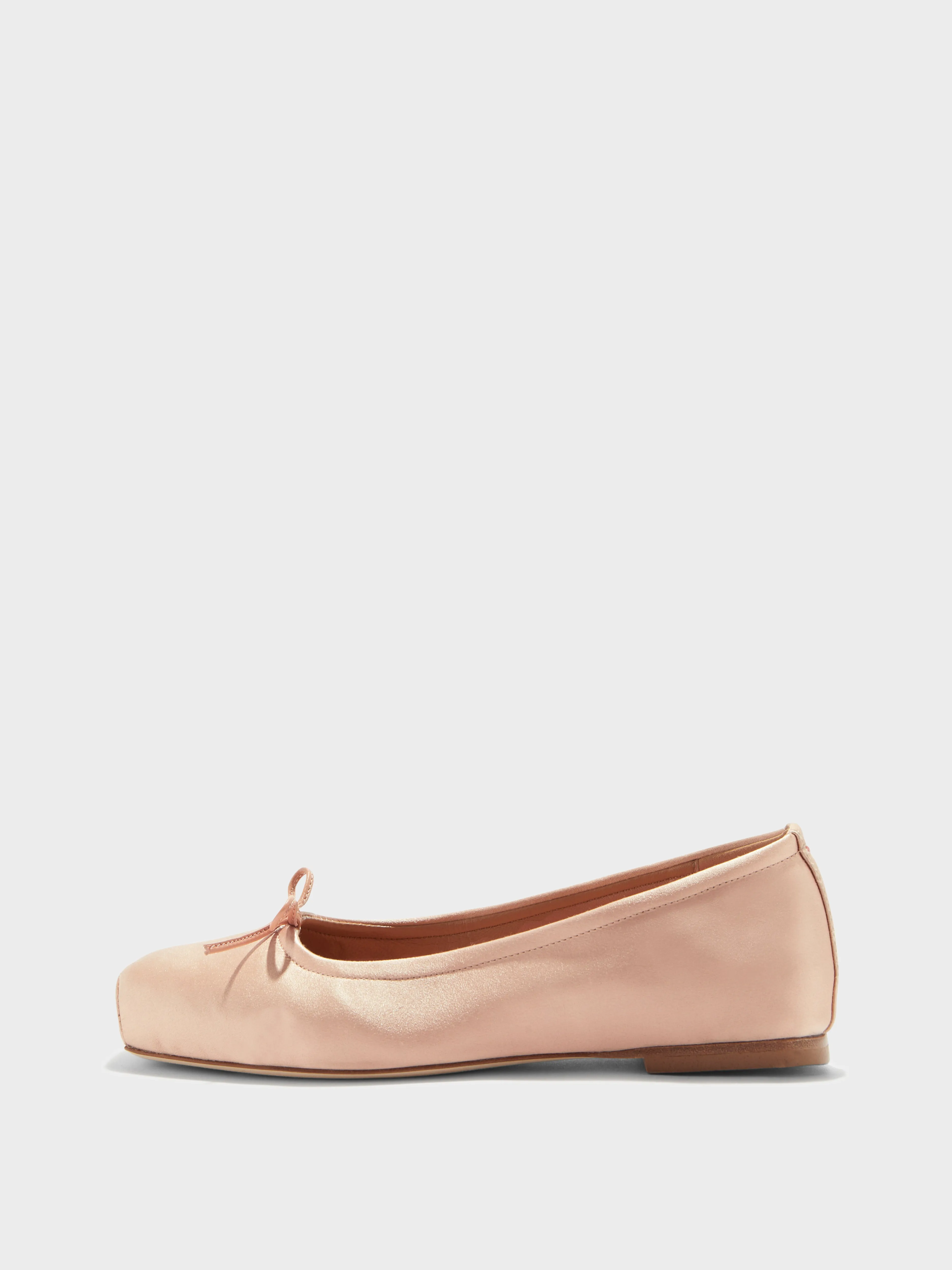 Test Hike Reel Fit Gabriella Satin Ballet Flats