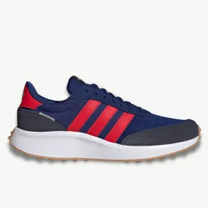 adidas Run 70s Men's Lifestyle Running Shoes running in a ferry terminal area shoes buckle - closure shoes