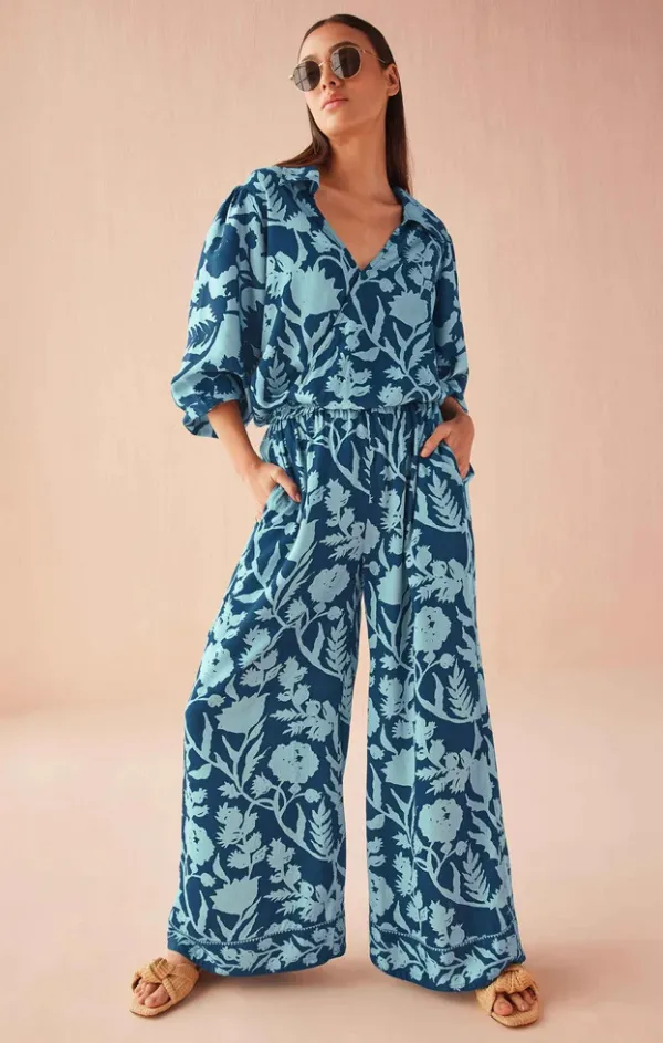 Ventilation Panels Avery Blouse in Lolita Harbor