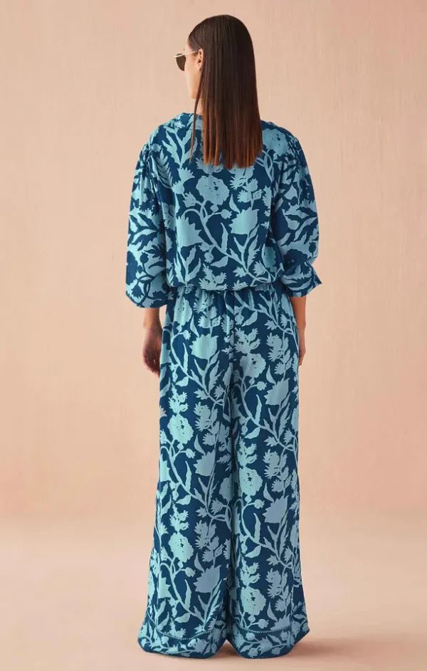 Avery Blouse in Lolita Harbor Breathable Lamination