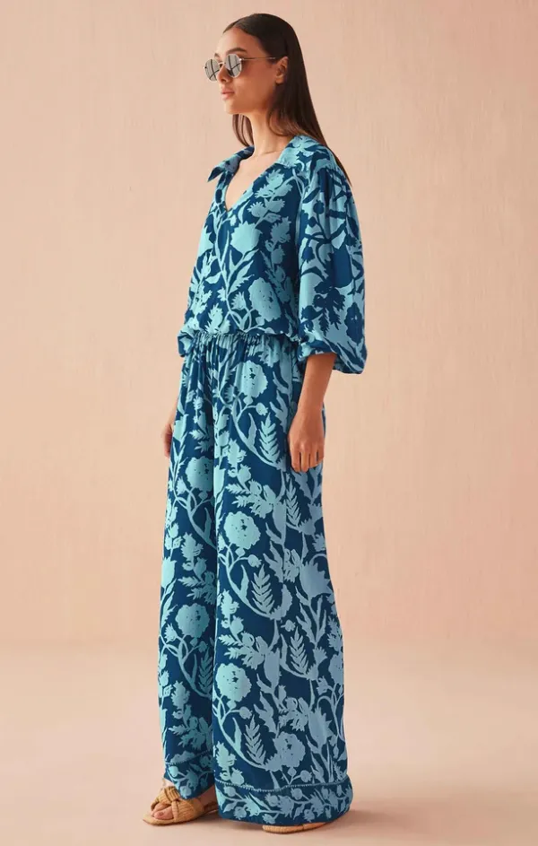 NonRestrictive Design Avery Blouse in Lolita Harbor