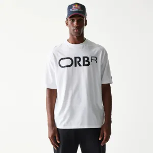 Red Bull Racing Profile White Oversized T-Shirt Street Comfort Style