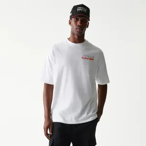 Red Bull Racing White Oversized T-Shirt Perfect for Workouts