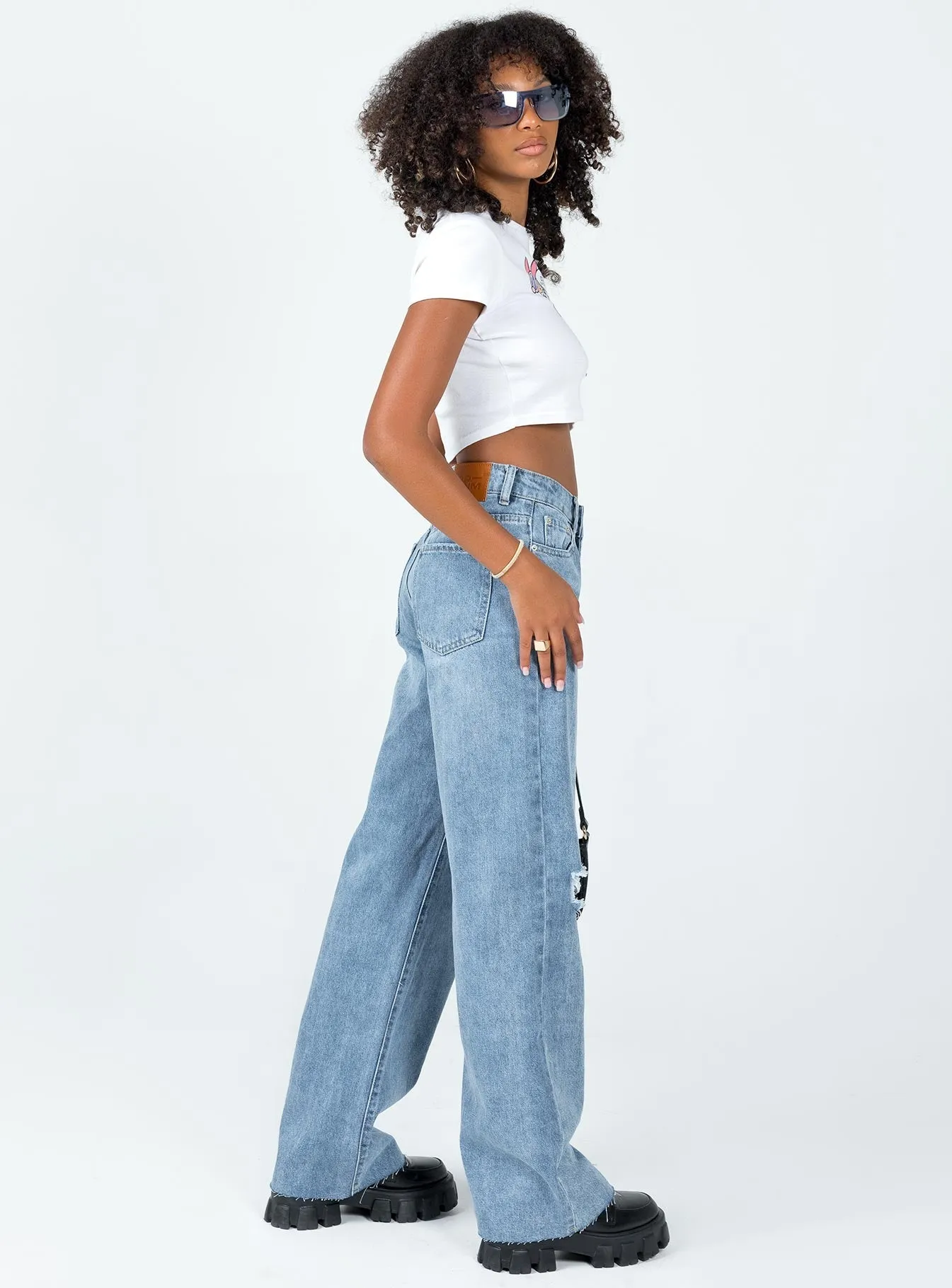 Bold Traveler Gear Meliana Wide Leg Denim Jeans
