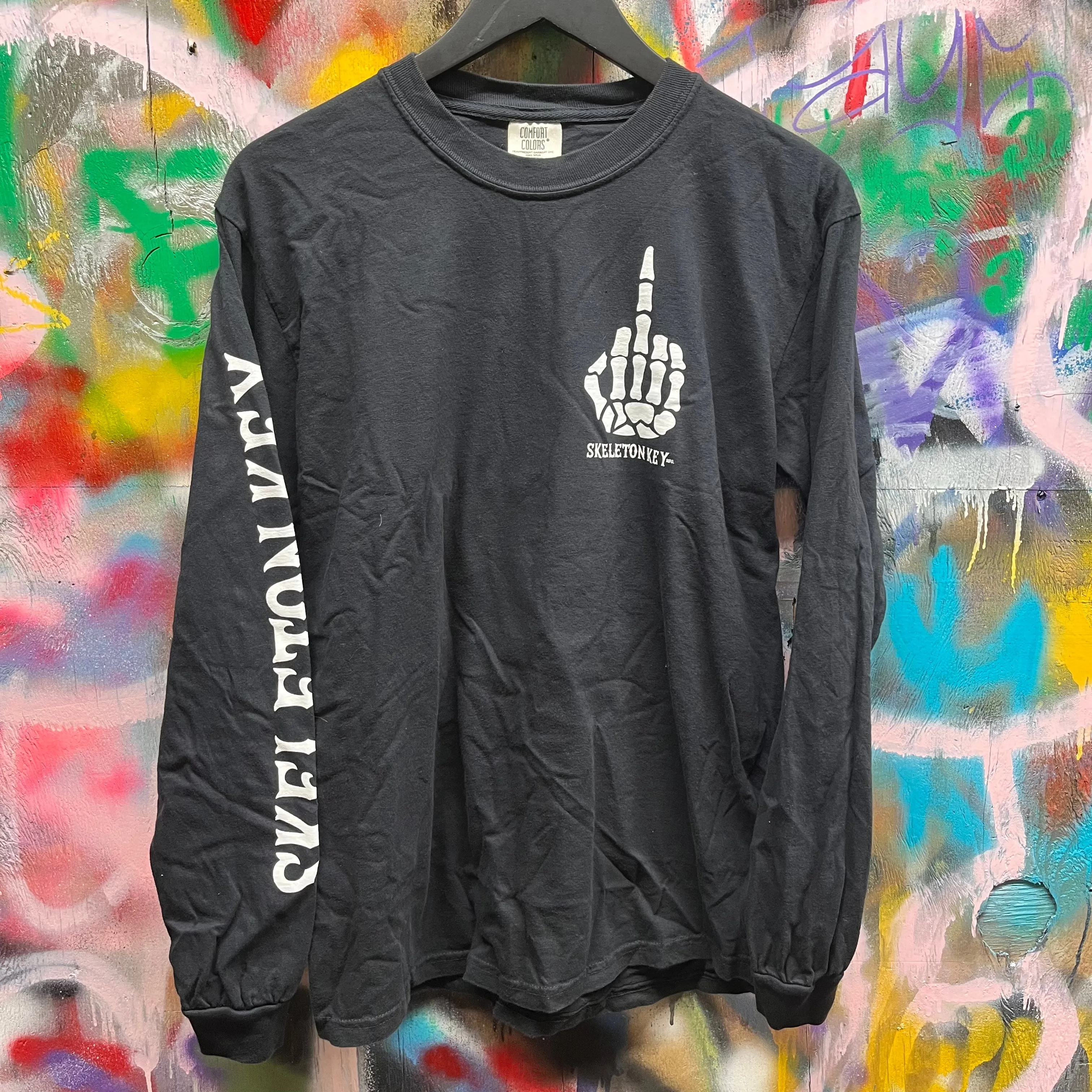 Easy Fashion SKELETON KEY WITH ALL DUE RESPECT L/S