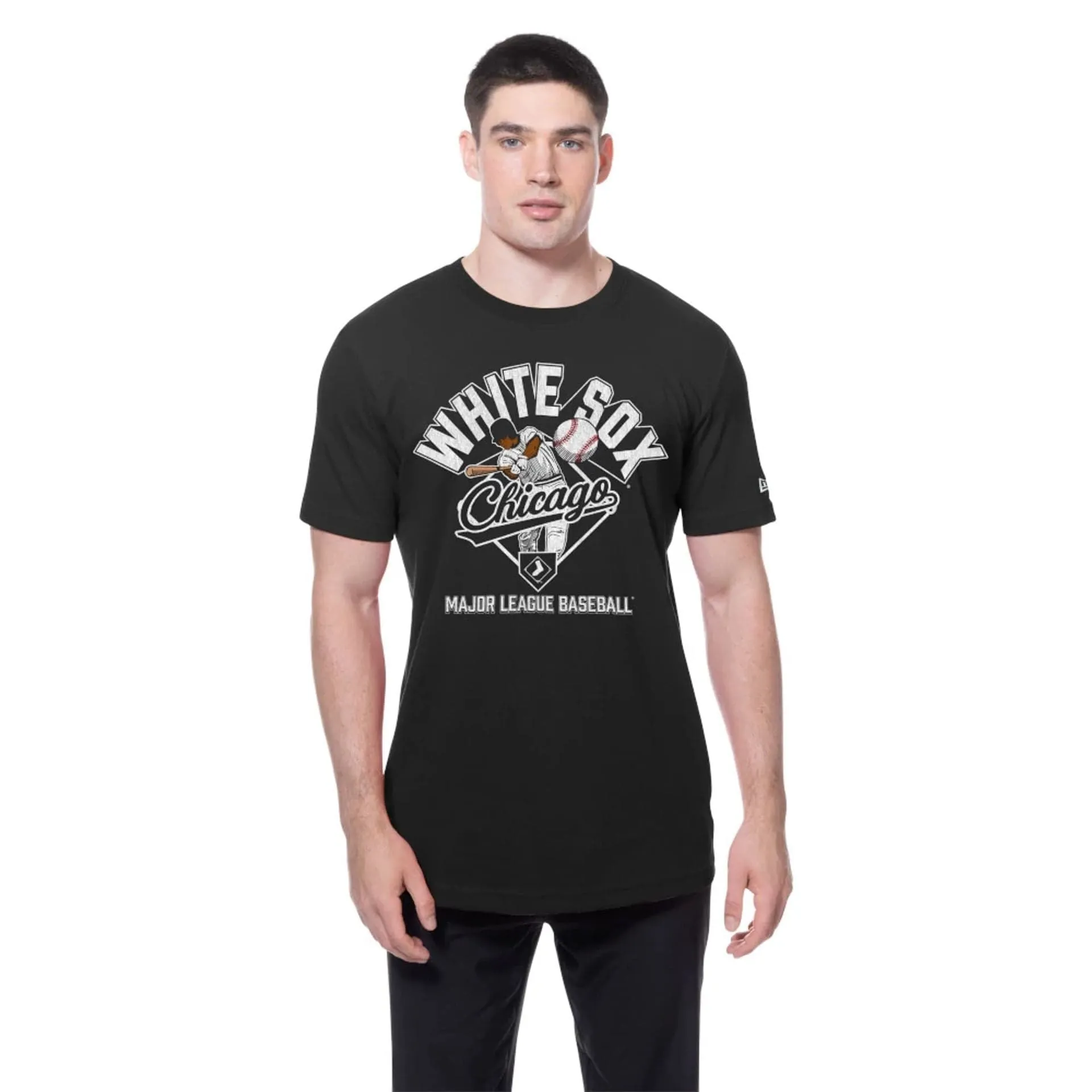 Casual Active Wear Timeless Piece Chicago White Sox MLB Batting Practice Black T-Shirt