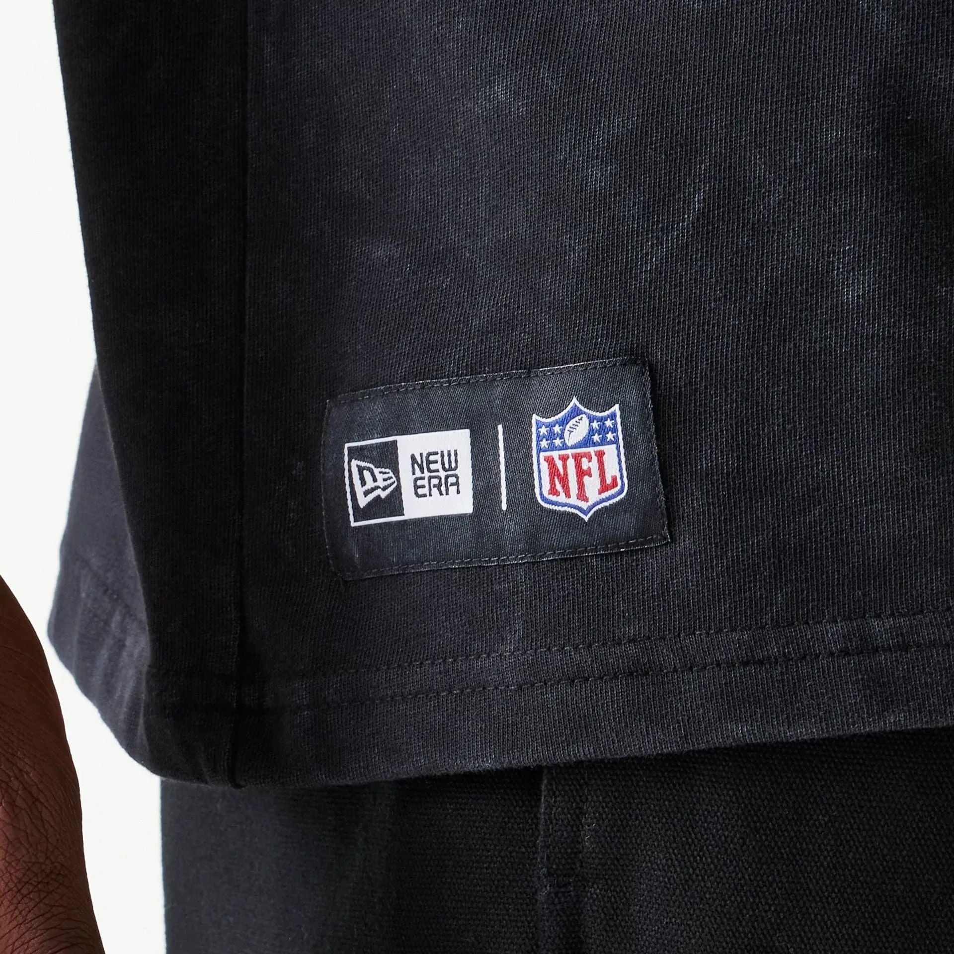 Minnesota Vikings NFL Games Premium Apparel Black Oversized T-Shirt Light Layers