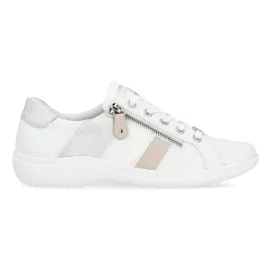 Rieker Woman's Louann D1E00-81 White/Rose/Ice Glow Hike