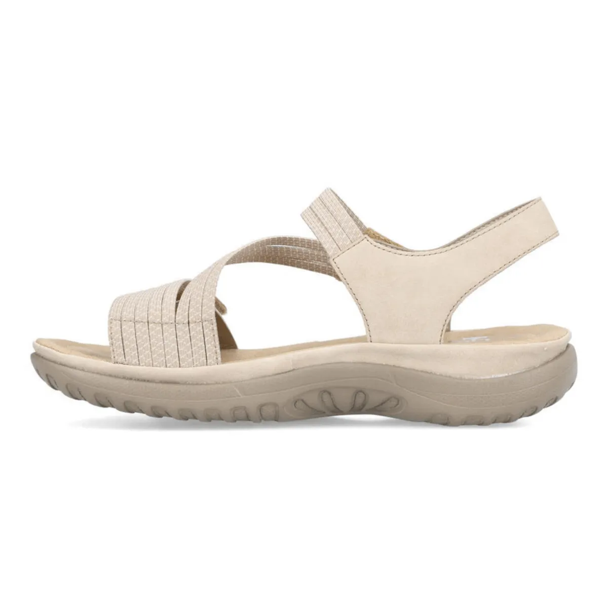 Rieker Women's 64870-62 Franja Ginger/White Tropical Feel Water Resistant Build