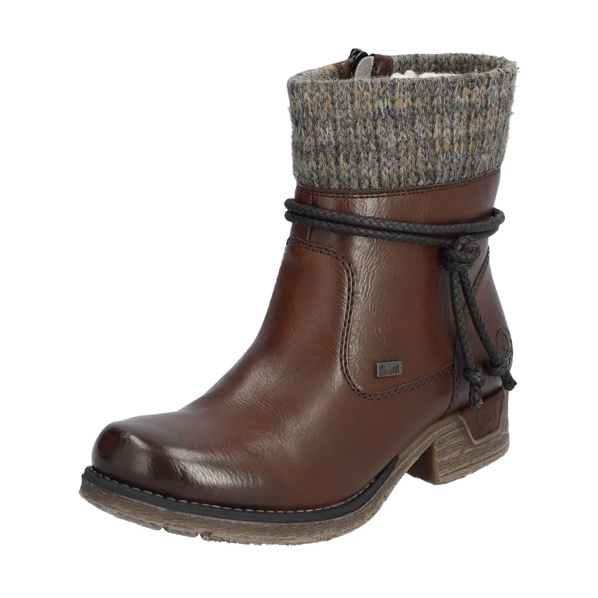 Office Fit Easy Slip On Rieker Women's 79688-25 Brown Waterproof