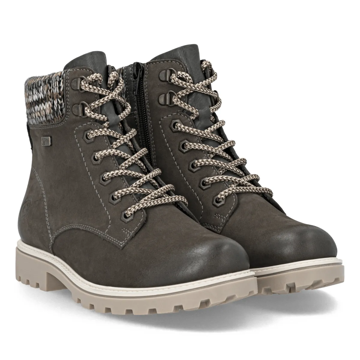 Rieker Women's D8487-45 Smoke Knit Textured Grip