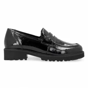Low Top Design Rieker Women's D8602-00 Black Patent