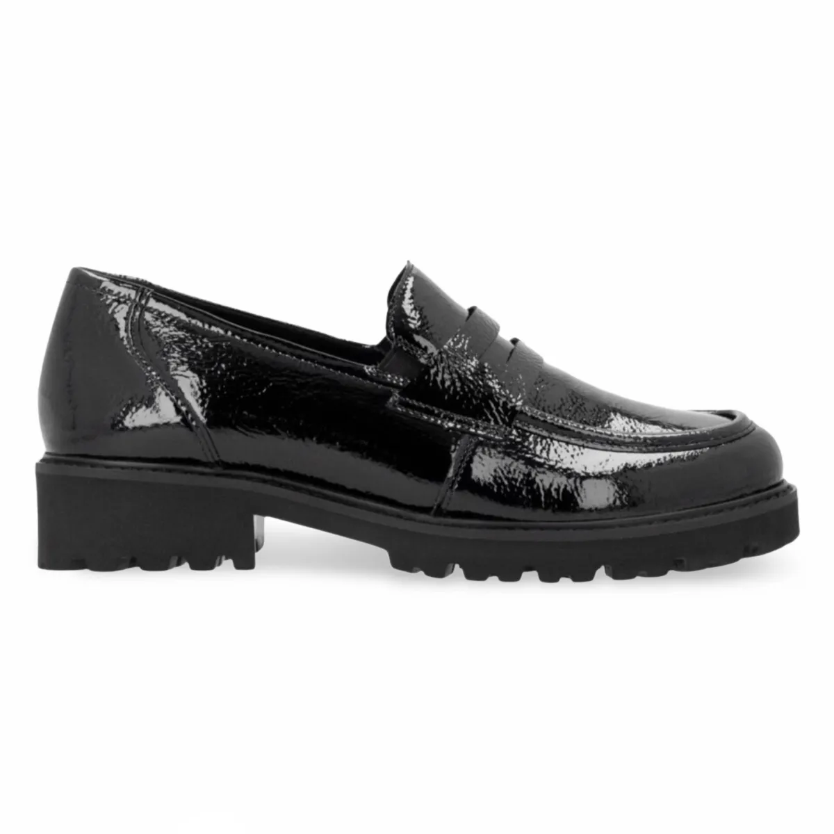 Low Top Design Rieker Women's D8602-00 Black Patent