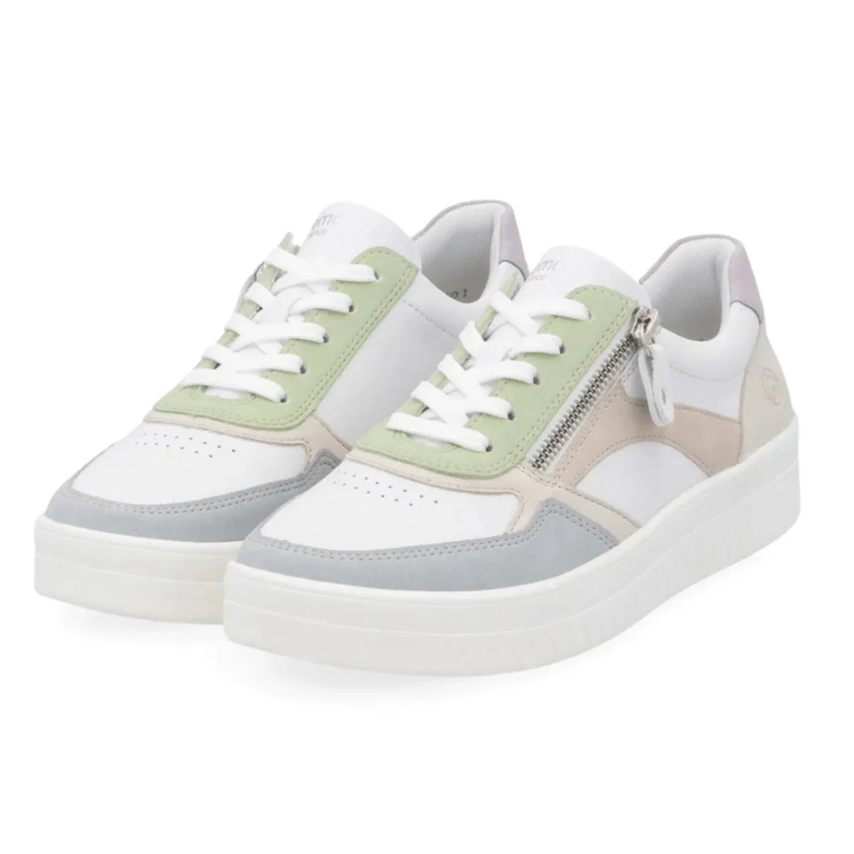 Rieker Women's Kendra D0J01-87 Blue/White/Cream/Rose/Mauve/Light Mint Wear Everyday