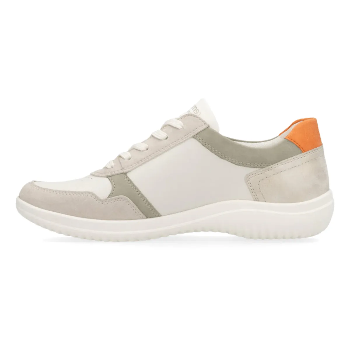Japan Line Rieker Women's Louann D1E06-80 Clay/Off-White/Sage/Shell/Orange