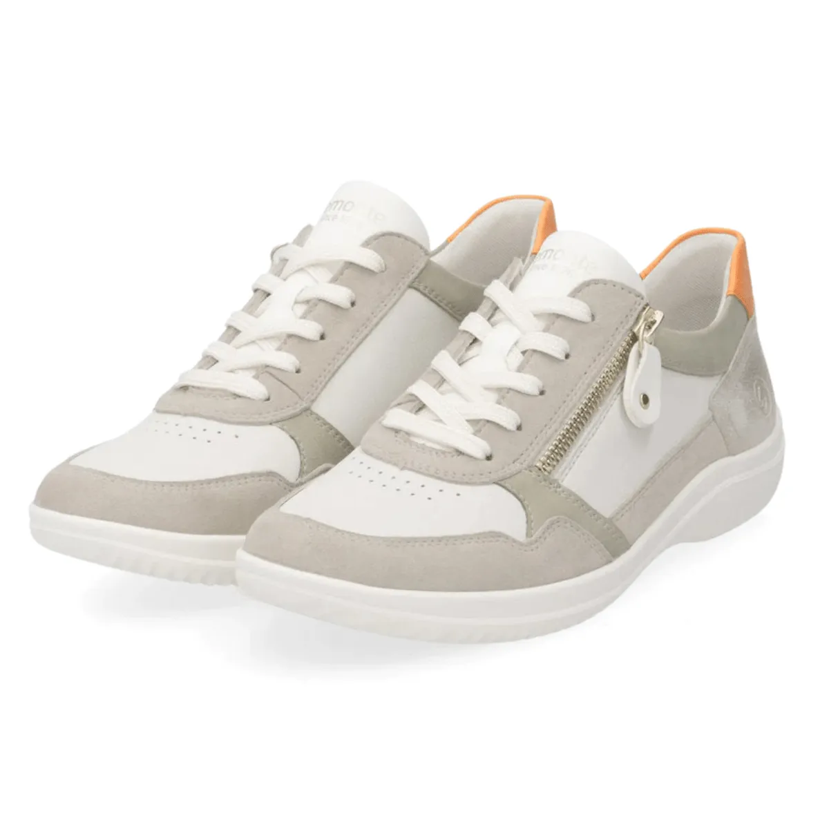 Dawn Step Alley Path Rieker Women's Louann D1E06-80 Clay/Off-White/Sage/Shell/Orange