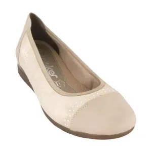 Scandi Clean Rieker Womens Shoe L9353-62 Beige