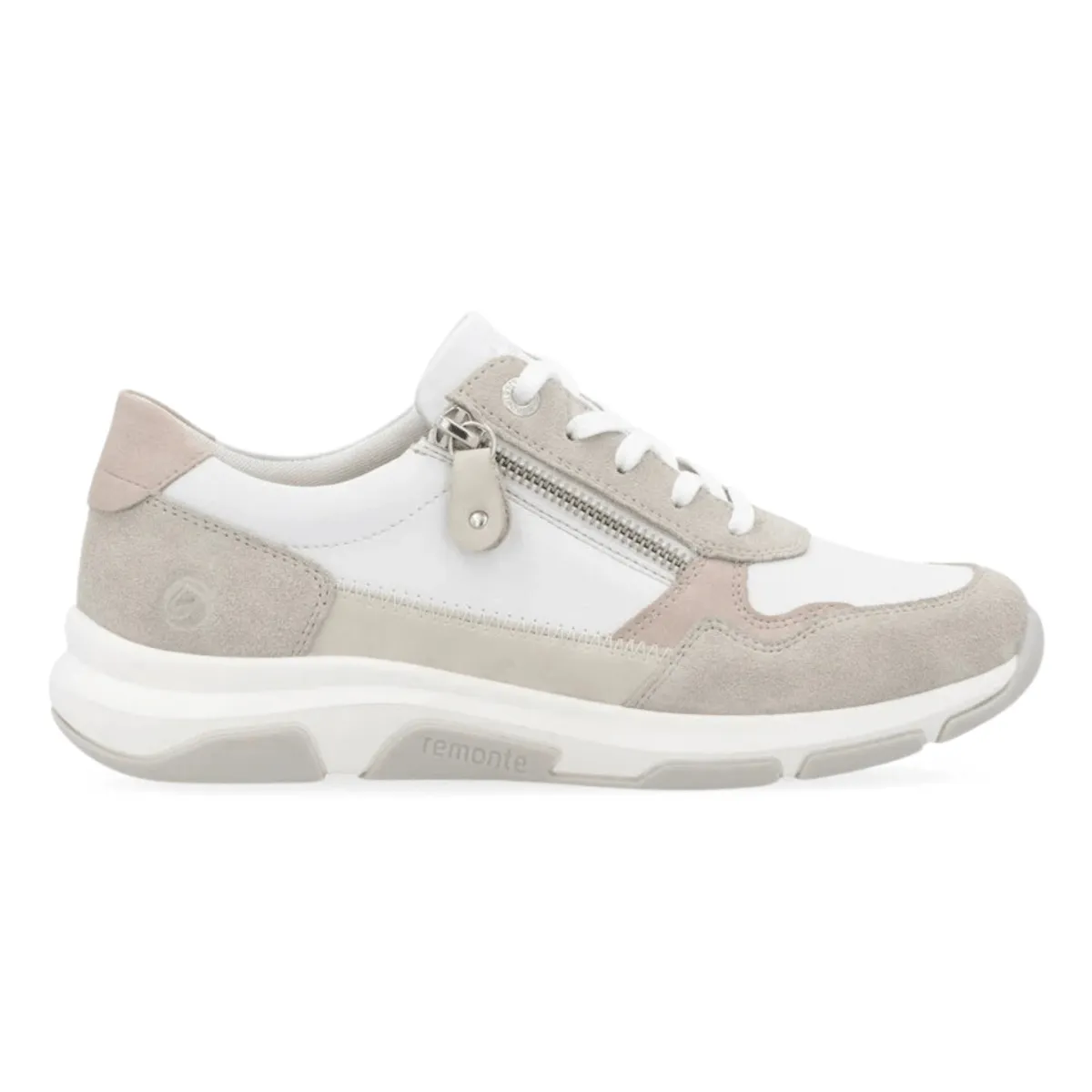 Outfit Choice Rieker Women's Soraya D1S03-81 Quartz/White/Rose/Cream