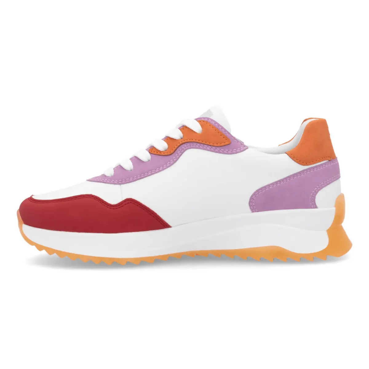 Rieker Women's W1308-80 Dhara Flame/White/Lilac/Pumpkin Training Light