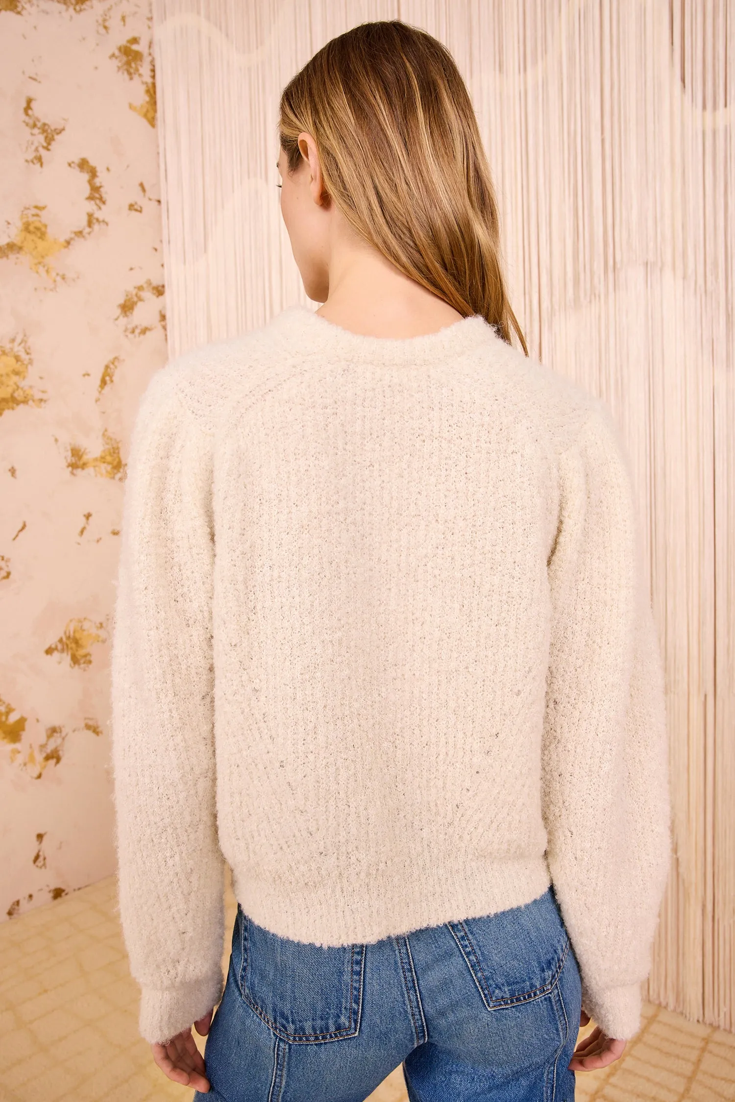 Romily Alpaca Long Sleeve Pullover - Cowrie OdorResistant Fabric