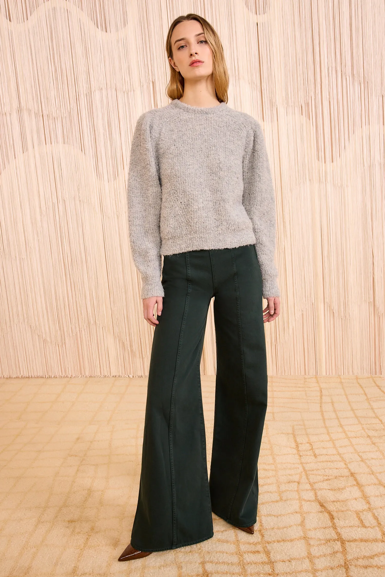 All-Occasion Romily Alpaca Long Sleeve Pullover - Pebble