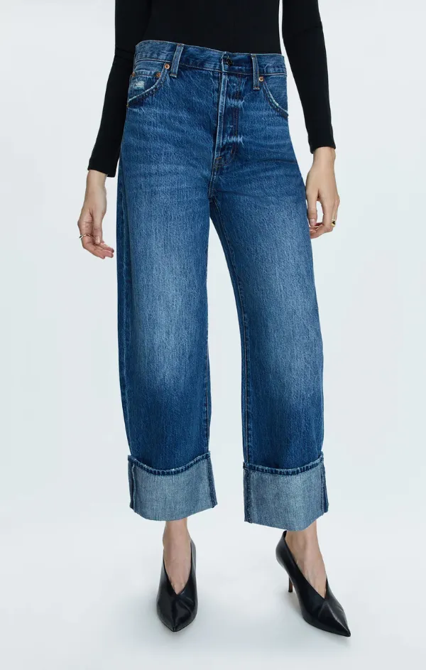 SmoothZipClosure Quick-Dry Material Ryder High Rise Cuffed Straight in Fulton