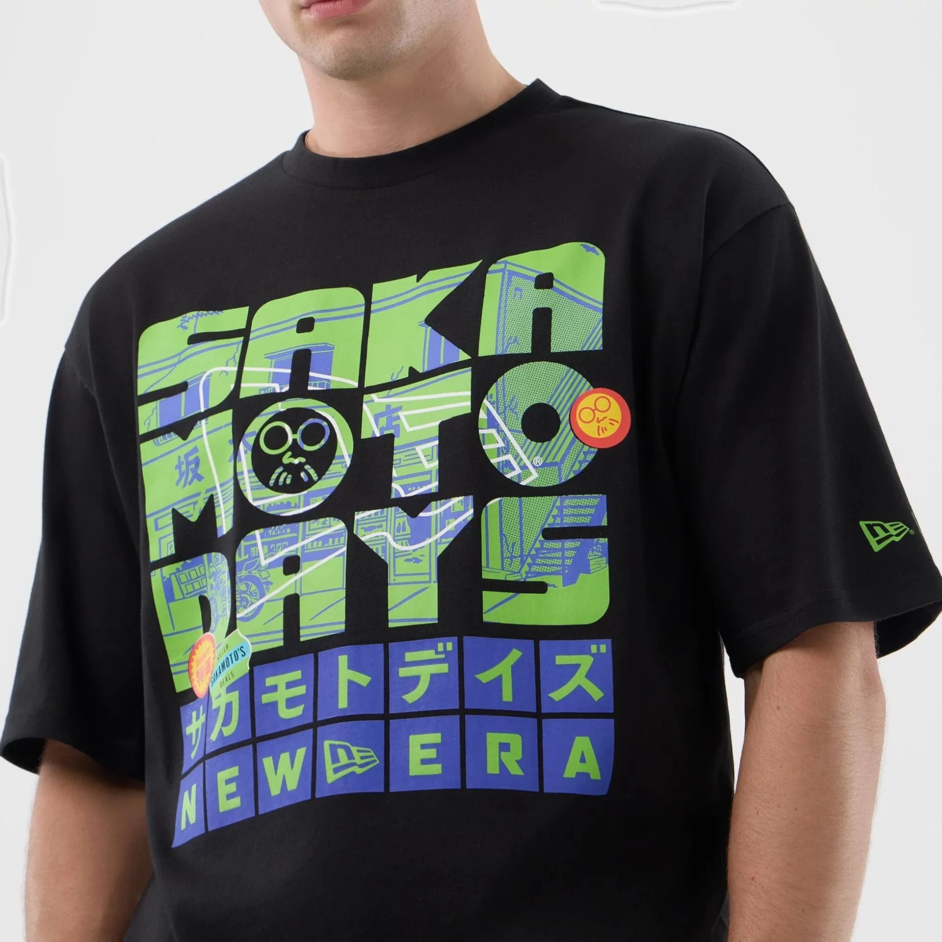 Summer Ready Cool Comfort Sakamoto Days Netflix Black T-Shirt