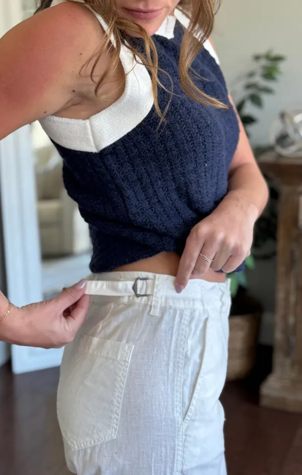 Core Ease Smooth Texture Sal Barrel Leg Pant