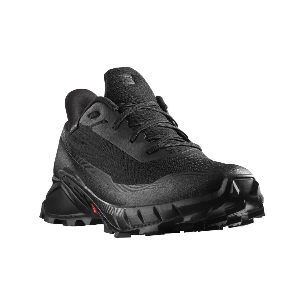 salomon Alphacross 5 GTX Men's Trail Running Shoes Strobel Board Construction Air Cushioned Heel