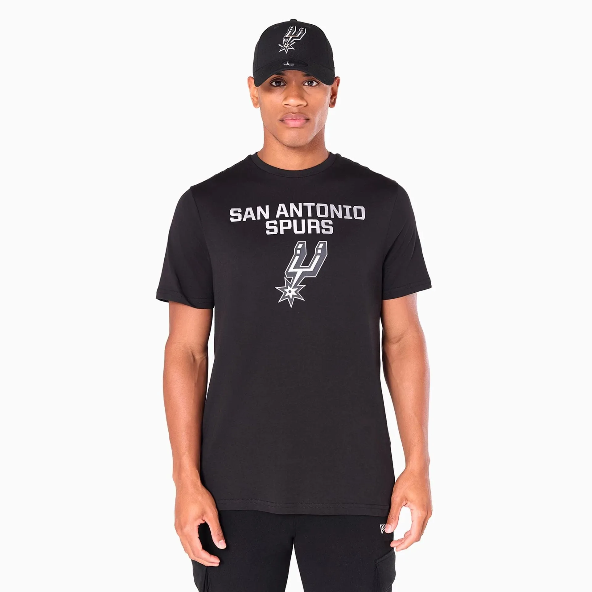 Slim Comfort Elegant San Antonio Spurs NBA Black T-Shirt
