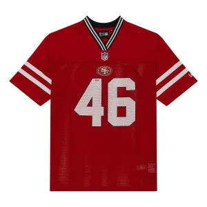 Light Layers San Francisco 49ers NFL Mesh Red Mesh Jersey