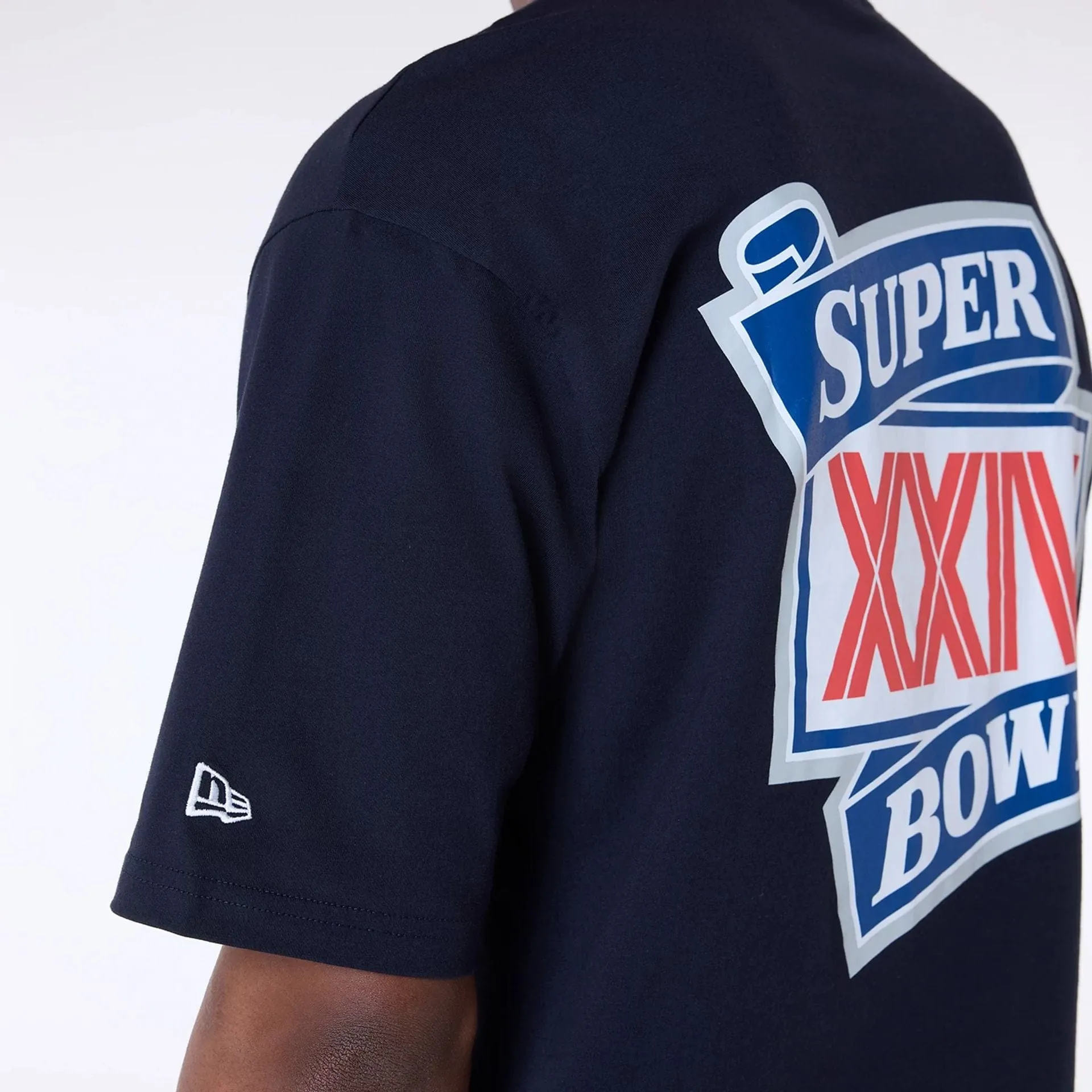 San Francisco 49Ers Super Bowl Graphic Navy Oversized T-Shirt harmonious light layering