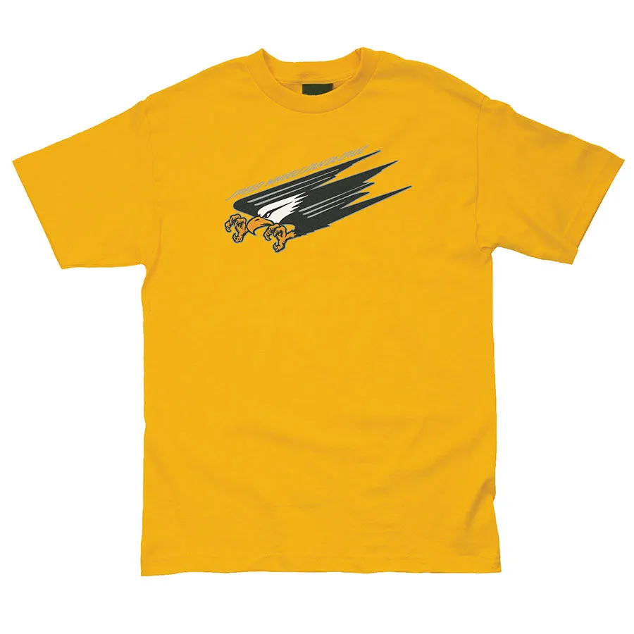 SANTA CRUZ SW EAGLE S/S REGULAR T-SHIRT GOLD Active Gear Desk Style