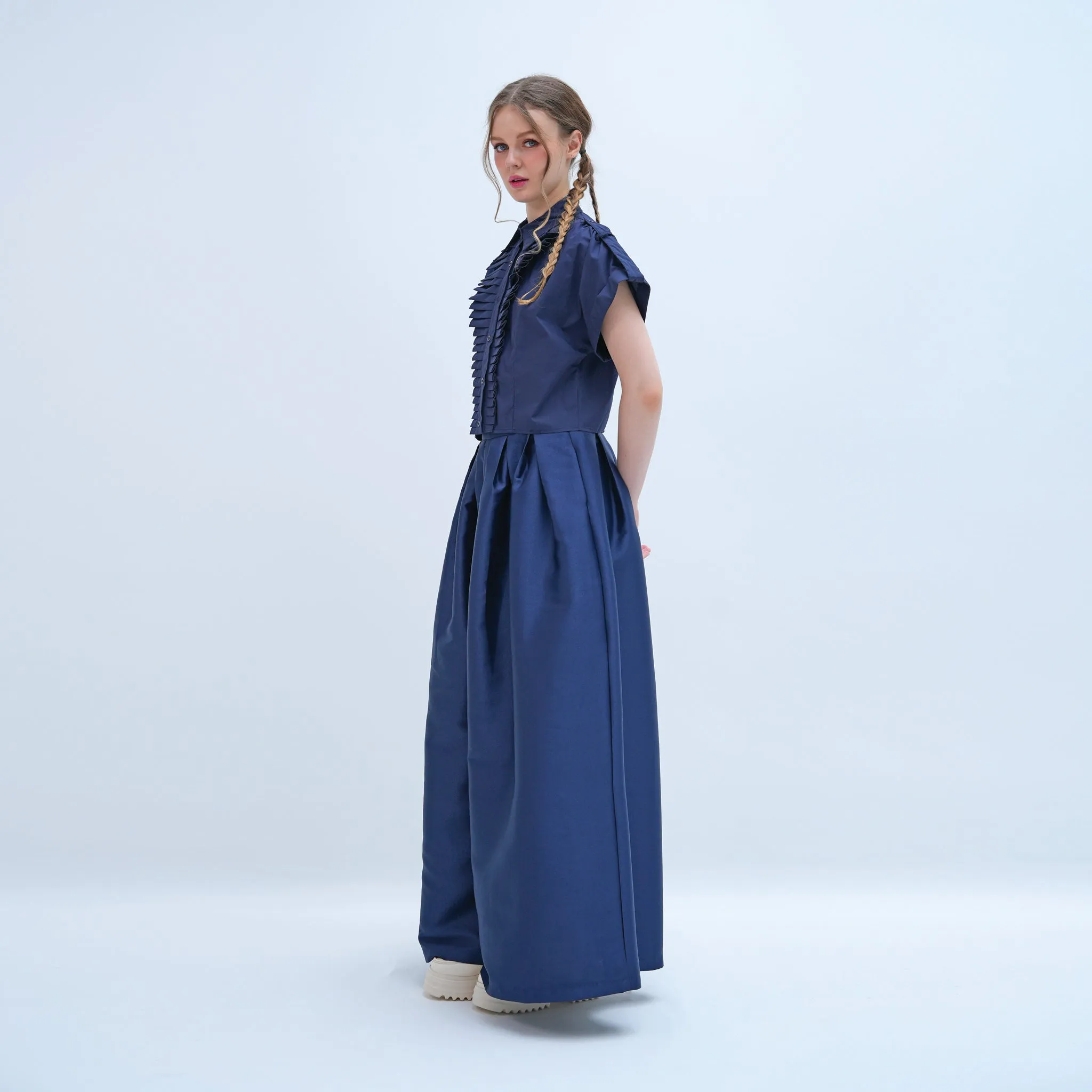 Sasha Wide Leg Pants High Durability Thread