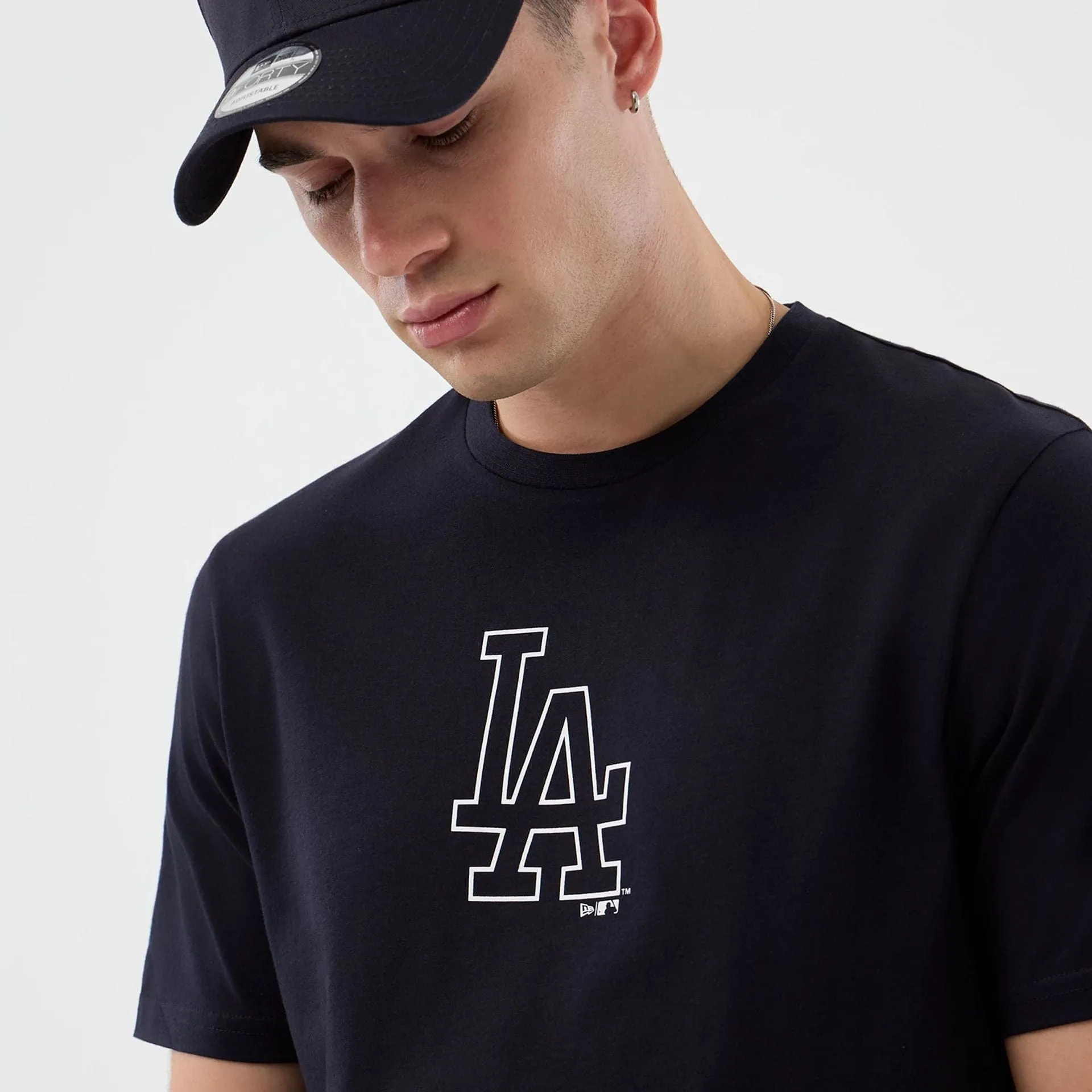 LA Dodgers MLB Back To School Navy T-Shirt print design