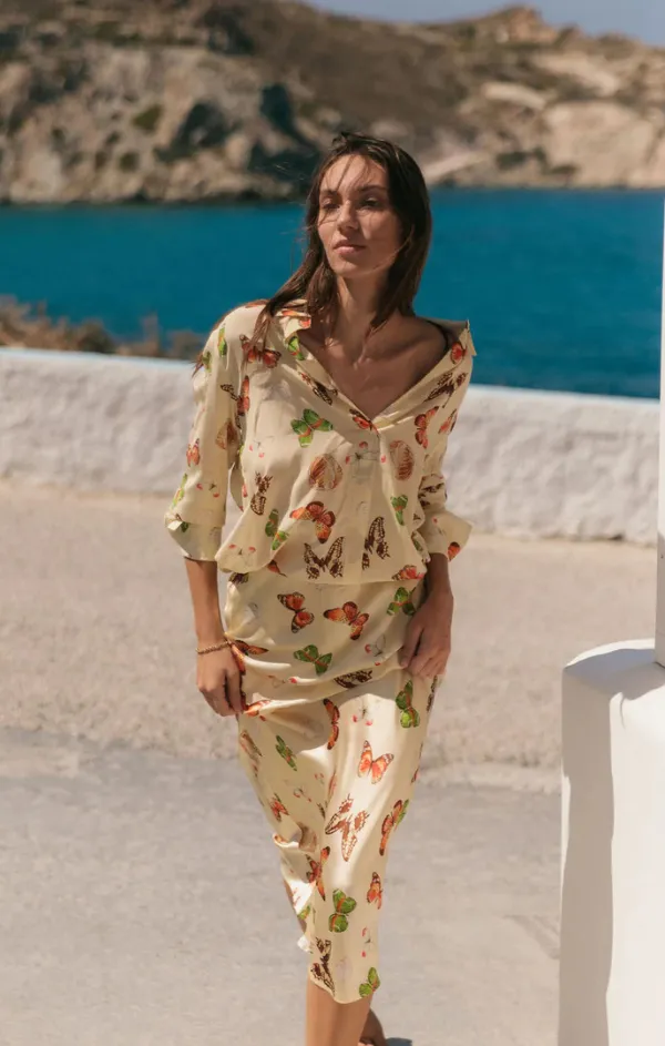 Coastal Chic FrictionResistantEdges Daria French Cuff Silk Blouse